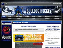 Tablet Screenshot of chicagobulldoghockey.com